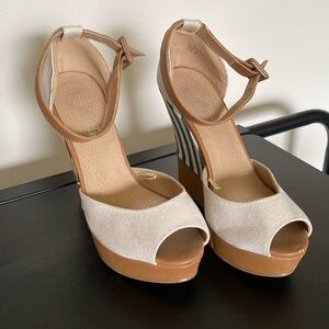 Charming Charlie wedges. Size 9
